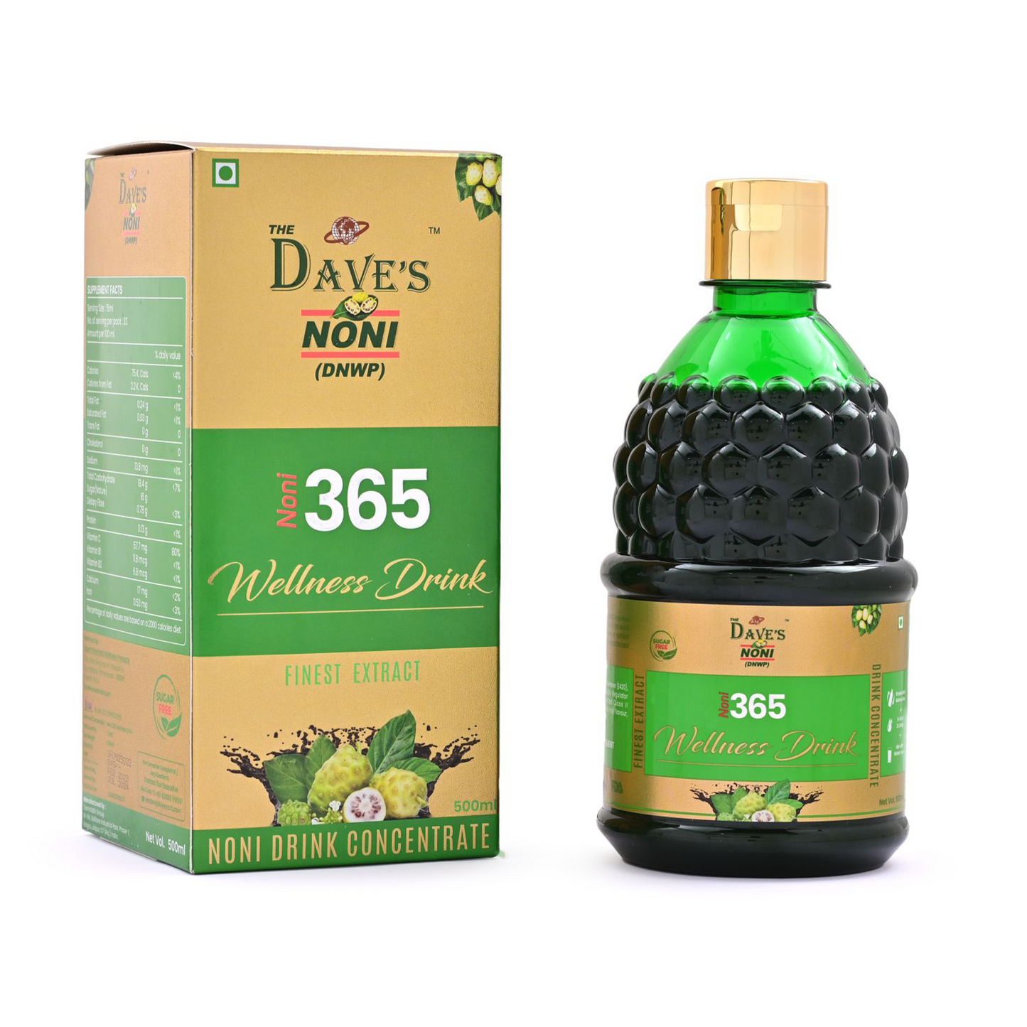 The Dave's Noni Natural & Organic 365 Immunity Booster Noni Juice, 500ml