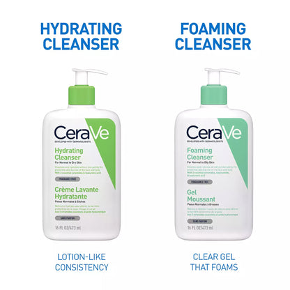 Cerave Hydrating Cleanser for Dry Skin, 473ml