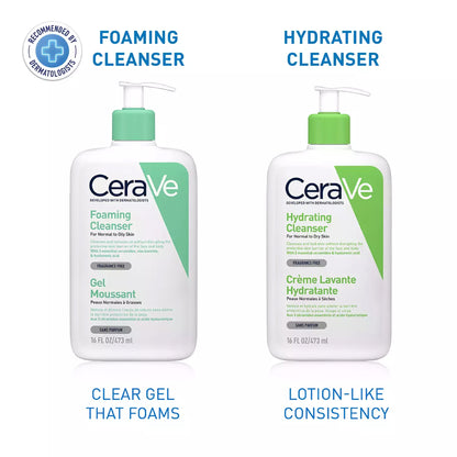 Cerave Foaming Cleanser for Dry Skin, 473ml