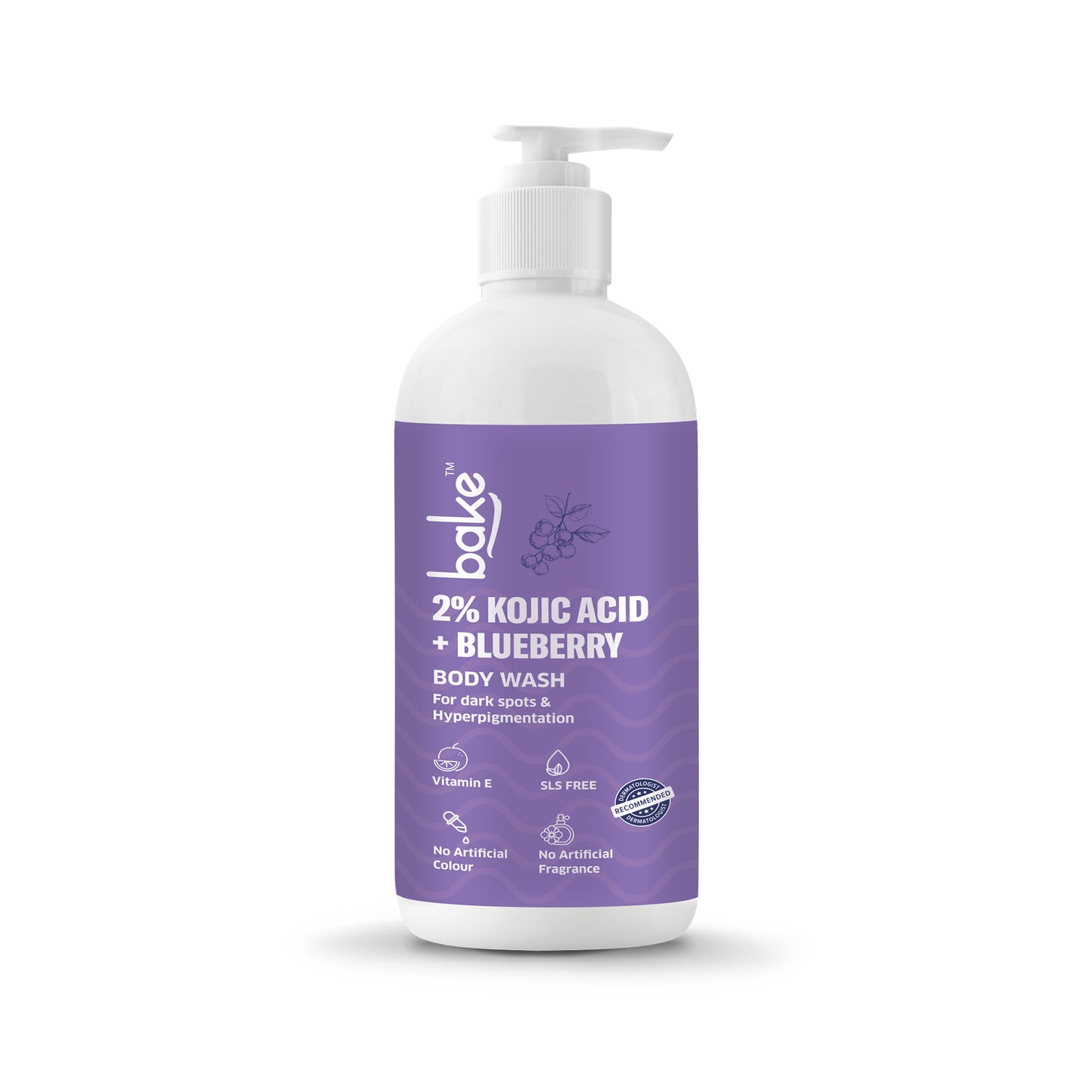 Bake 2% Kojic Acid Body Wash for Pigmentation & Tanned Skin, 250ml