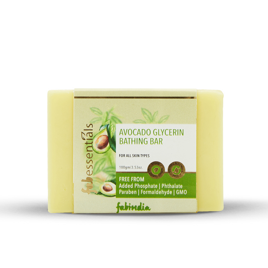 Fabessentials Avocado Glycerin Bathing Bar, 100gm