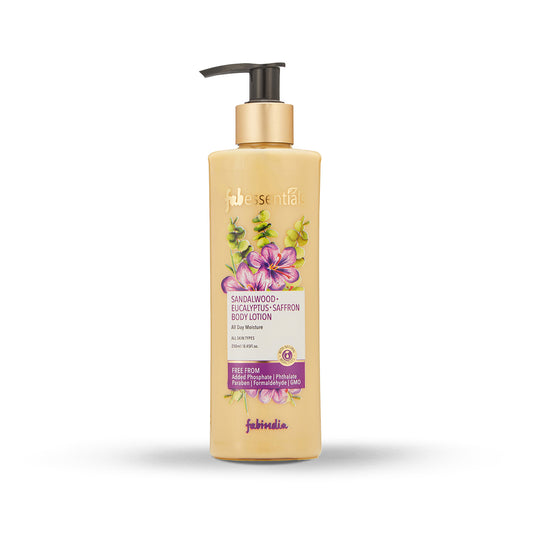 Fabessentials Sandalwood Eucalyptus Saffron Body Lotion,  250ml