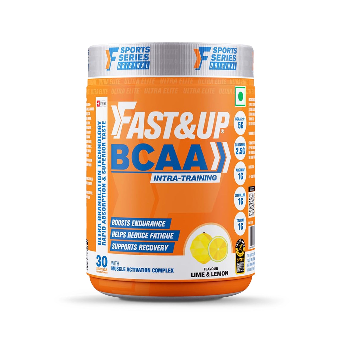 Fast&Up BCAA - Lime & Lemon, 450gm