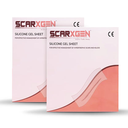 Scarxgen 硅胶片 5CmX5Cm （每盒 2 片）