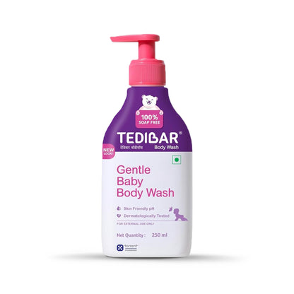 Tedibar Gentle Baby Body Wash 100% Soap Free, 250ml