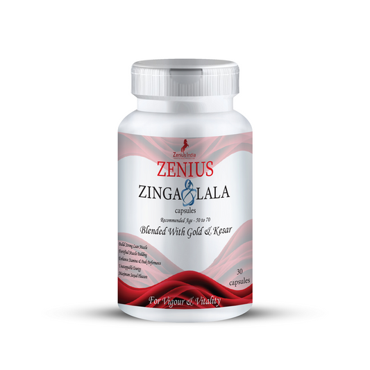 Zenius Zinga Lala Capsules For 50-70 Age, 30 Capsules