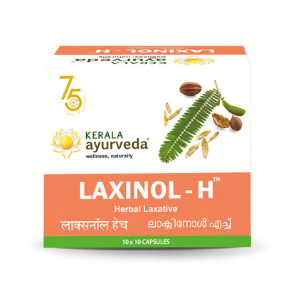 Kerala Ayurveda Laxinol H, 100 Capsules