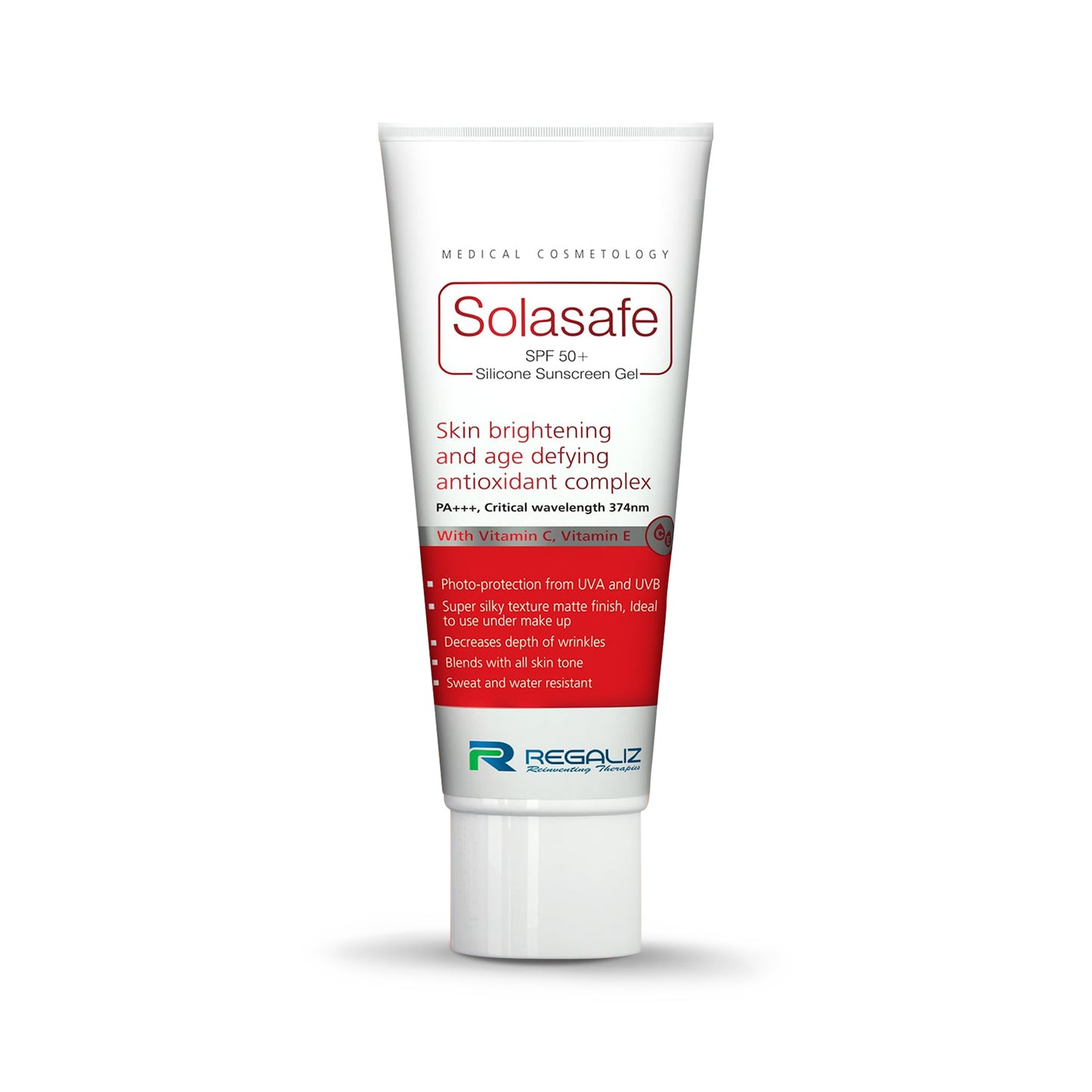 Solasafe SPF 50+ Silicone Sunscreen, 50gm