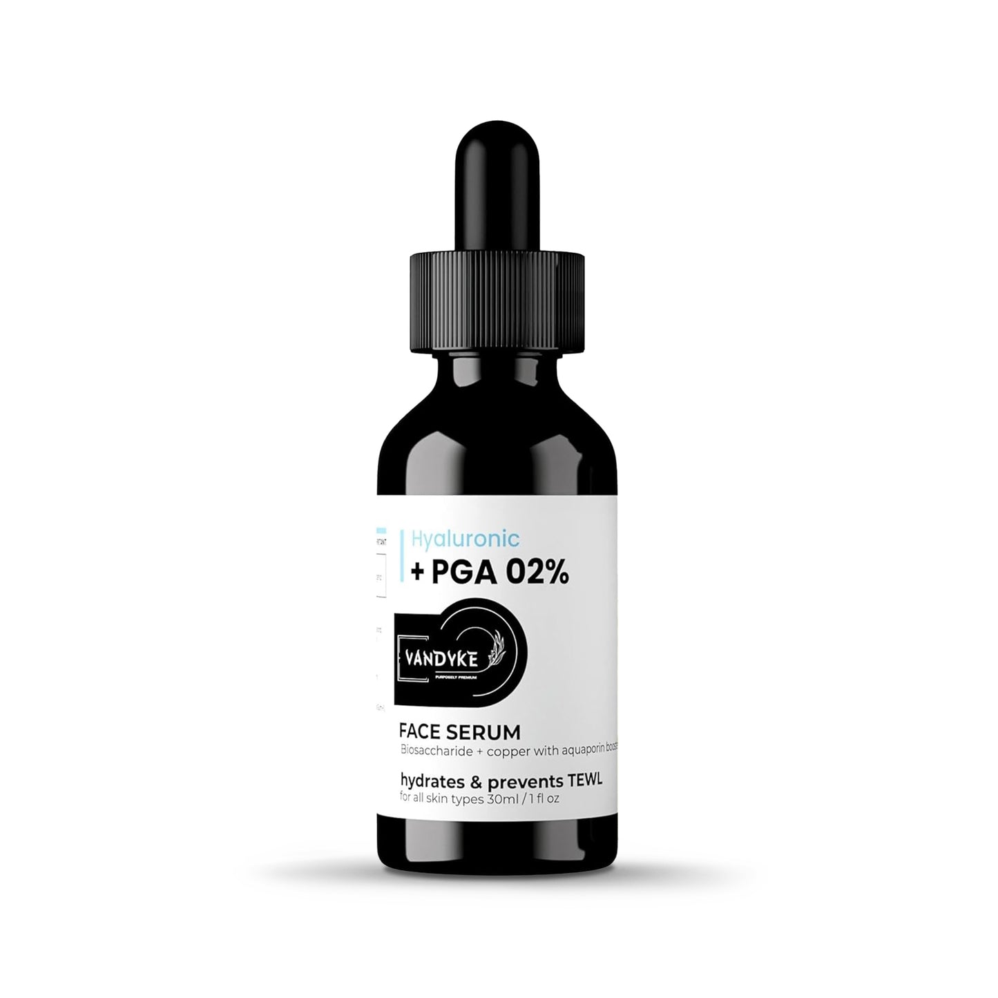 Vandyke 2% Hyaluronic Acid Serum for Face Serum For Glowing Skin & Intense Hydration, 30ml