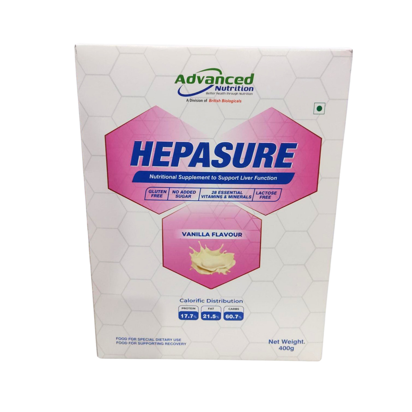 Hepasure Vanilla for Liver Function, 400gm