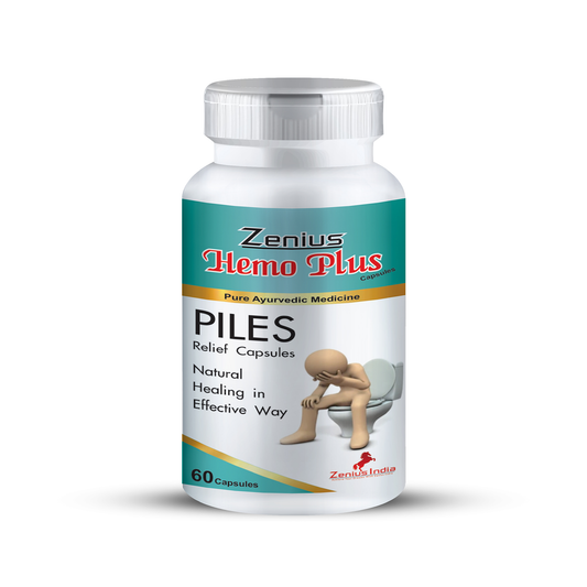 Zenius Hemo Plus Piles Relief Capsules, 60 Capsules