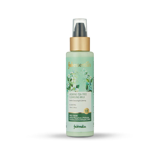 Fabessentials Jasmine Tea Tree Cleansing Milk with the Goodness of Salicylic Acid & Grape Seed Oil, 110ml