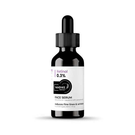 Vandyke 0.3% Retinol Serum For Anti Ageing with Q10 To Reduce Fine Lines & Wrinkles, 30ml