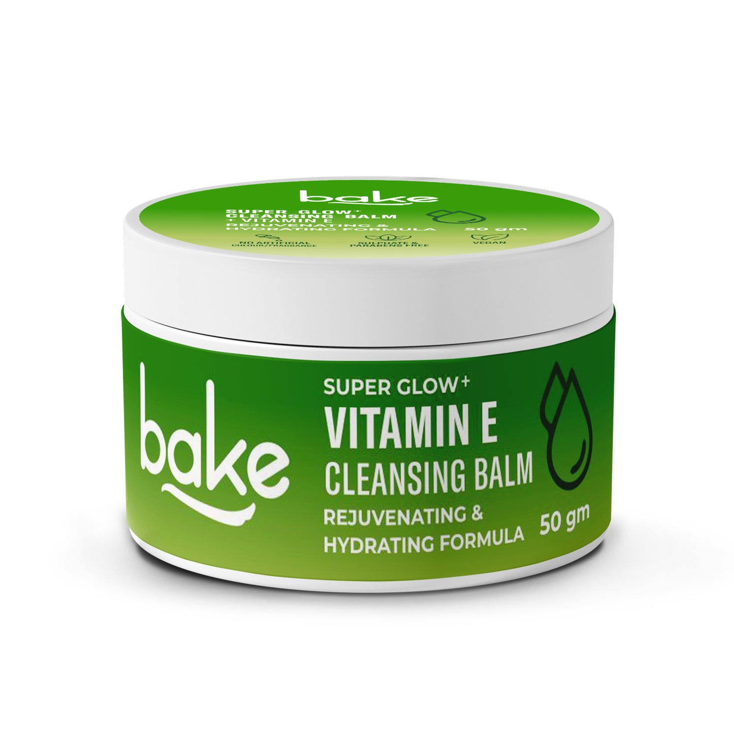 Bake Vitamin E Cleansing Balm for Open Pores & Waterproof Makeup Remover, 50gm