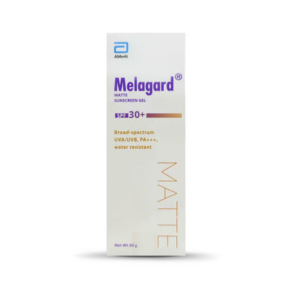 Melagard Matte Sunscreen Gel SPF30+ Broad-Spectrum UVA/UVB PA+++, 50gm