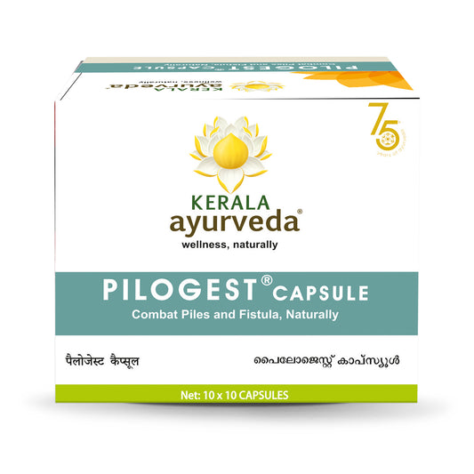 Kerala Ayurveda Pilogest Capsules, 100 Capsules