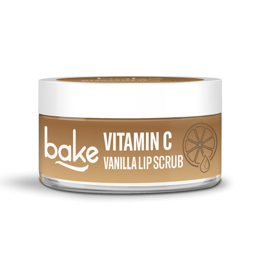 Bake Vitamin C Vanilla Lip Scrub | Lip Lightening Scrub for Dark Lips Exfoliation Scrub, 25gm