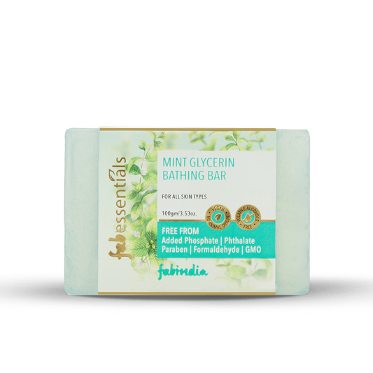 Fabessentials Mint Glycerin Bathing Bar, 100gm