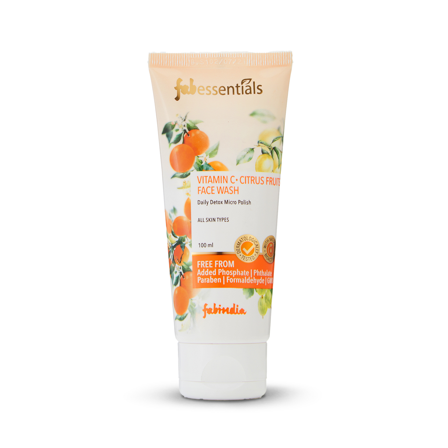 Fabessentials Vitamin C Citrus Fruits Face Wash, 100ml