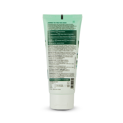 Fabessentials Jasmine Tea Tree Face Wash, 100ml