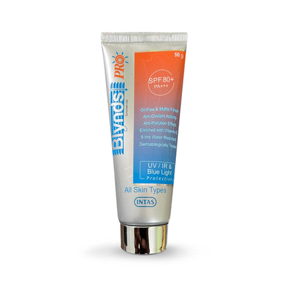 Blynds Pro SPF80+ PA+++ Sunscreen Gel - UV/IR & Blue Light Protection, 50gm