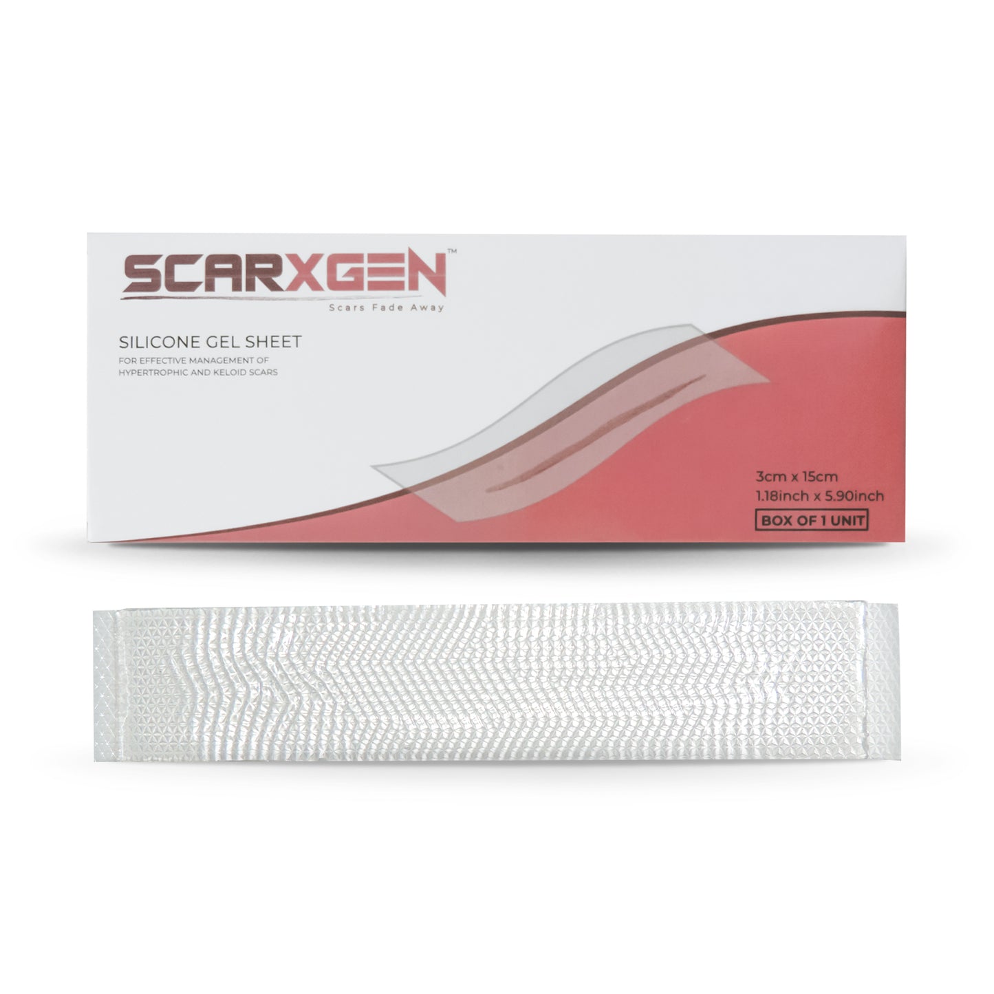 Scarxgen 硅胶片 3CmX15Cm