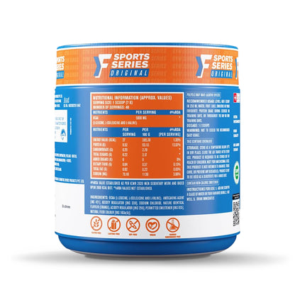 Fast&Up BCAA Essentials Pre&Post Workout & Intra Workout Orange Supplement, 45 Servings