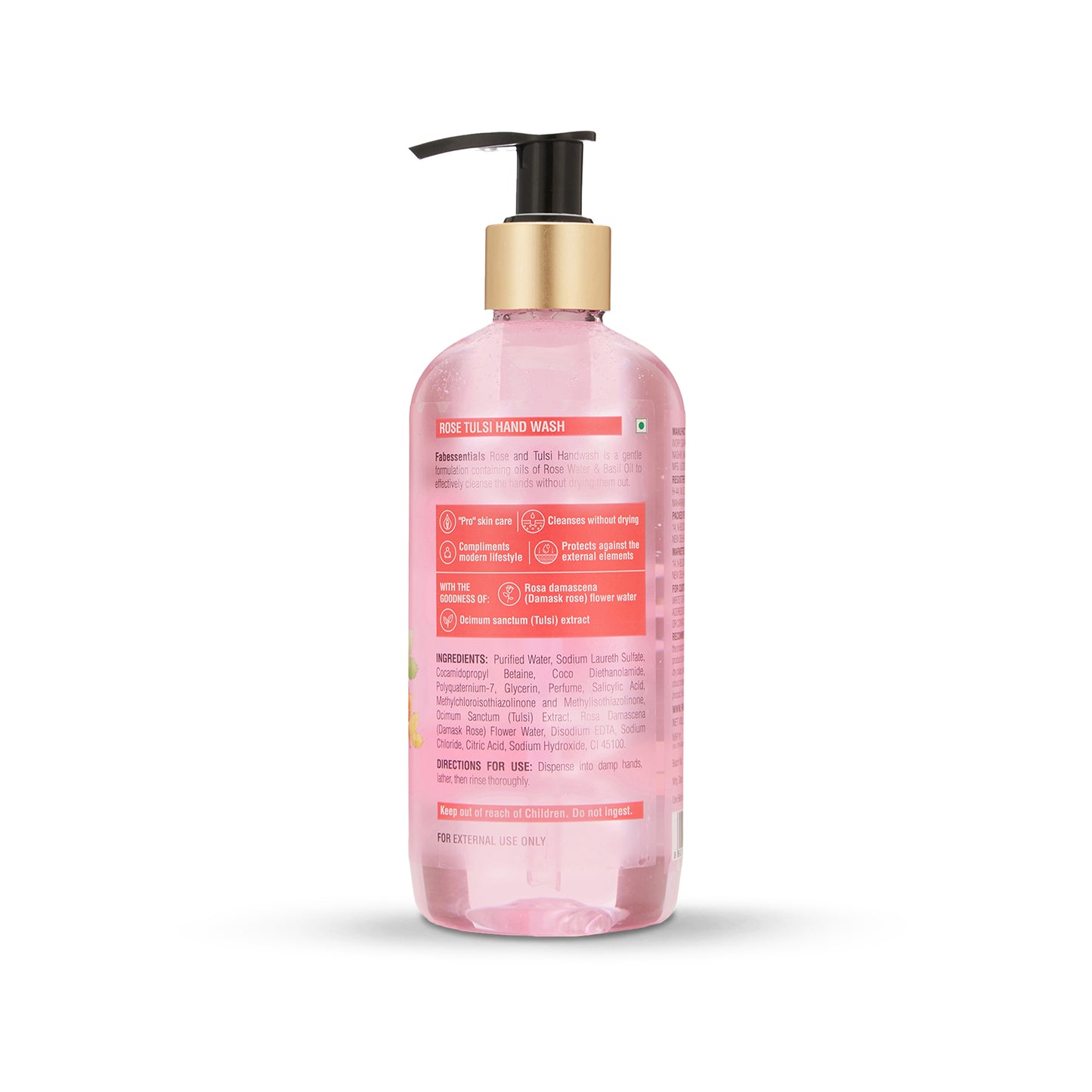 Fabessentials Rose Tulsi Hand Wash, 300ml