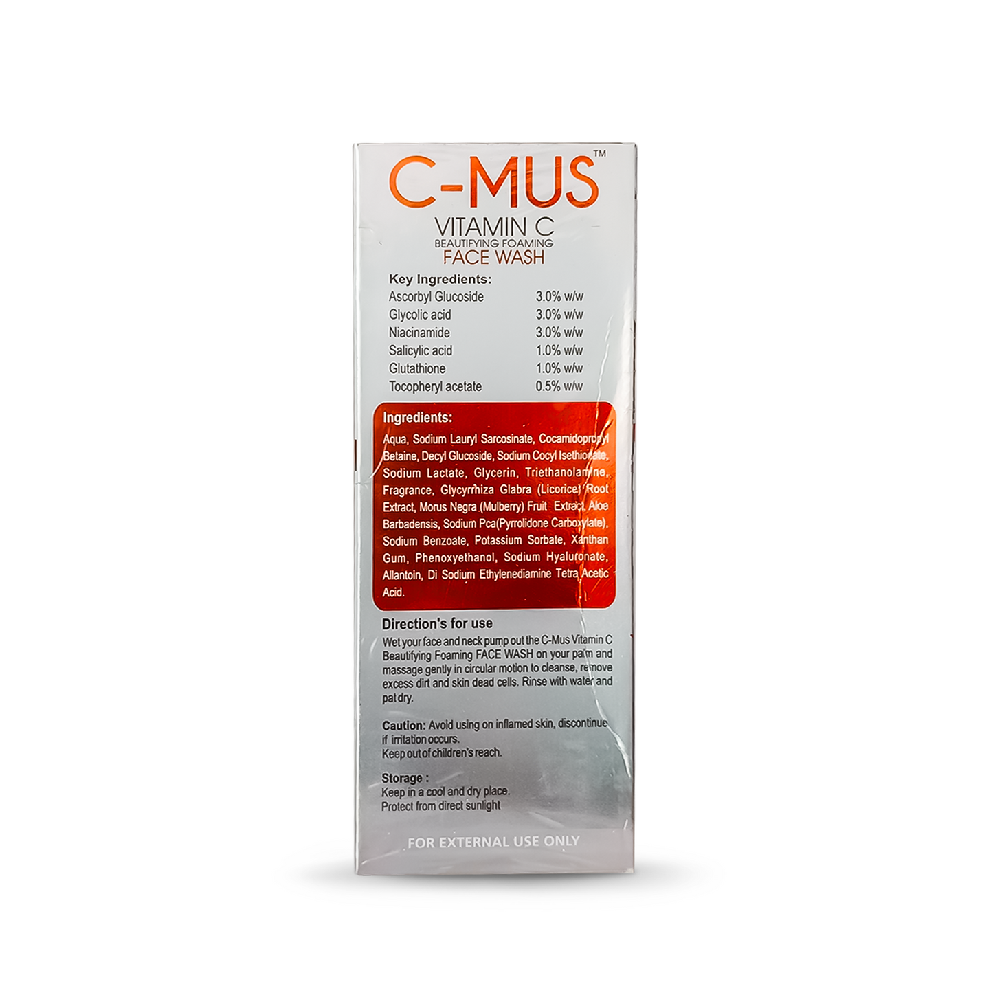 C-MUS Vitamin C Face Wash, 75ml