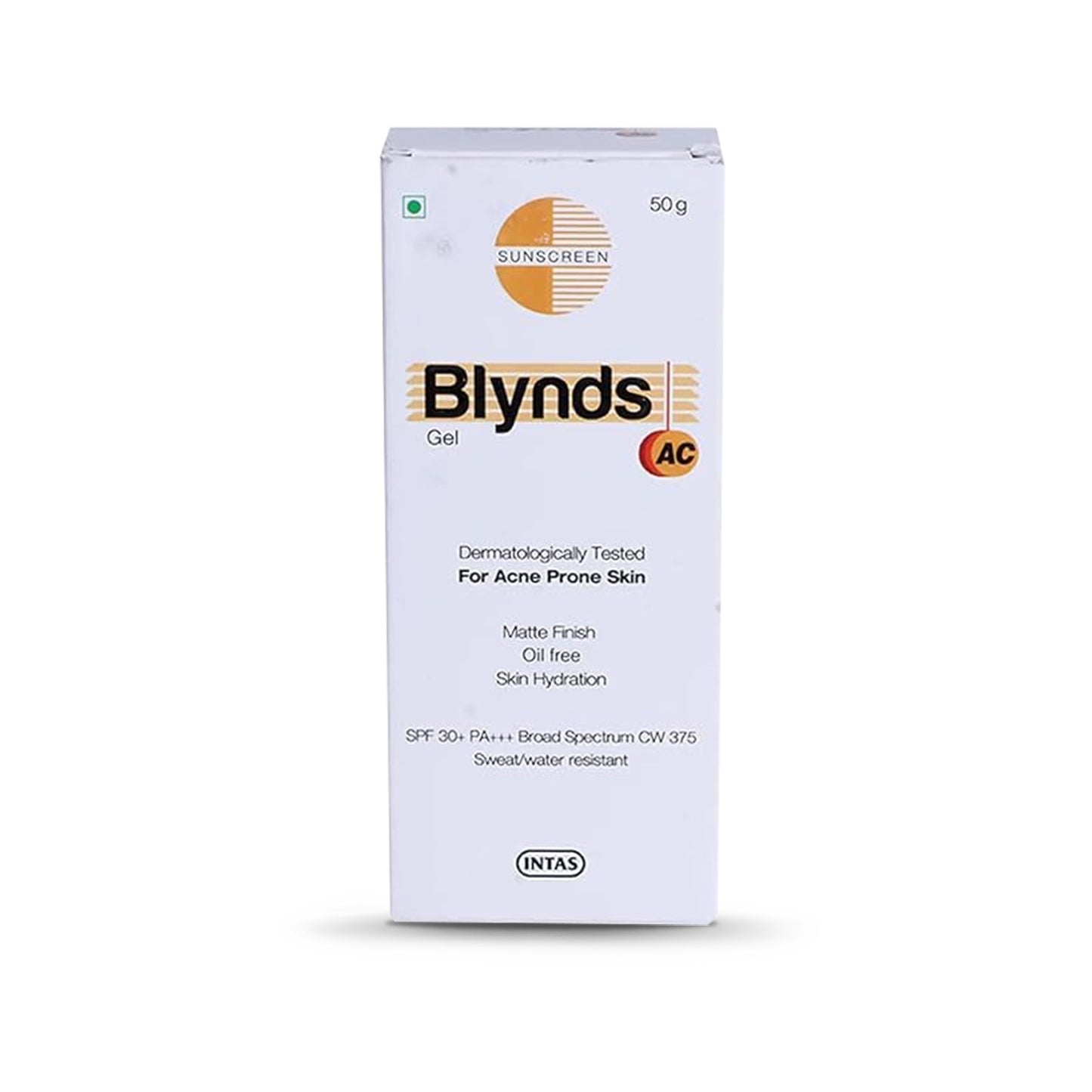 Blynds AC SPF30 PA+++ Sunscreen Gel for Acne Prone Skin, 50gm