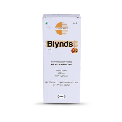 Blynds AC SPF30 PA+++ Sunscreen Gel for Acne Prone Skin, 50gm