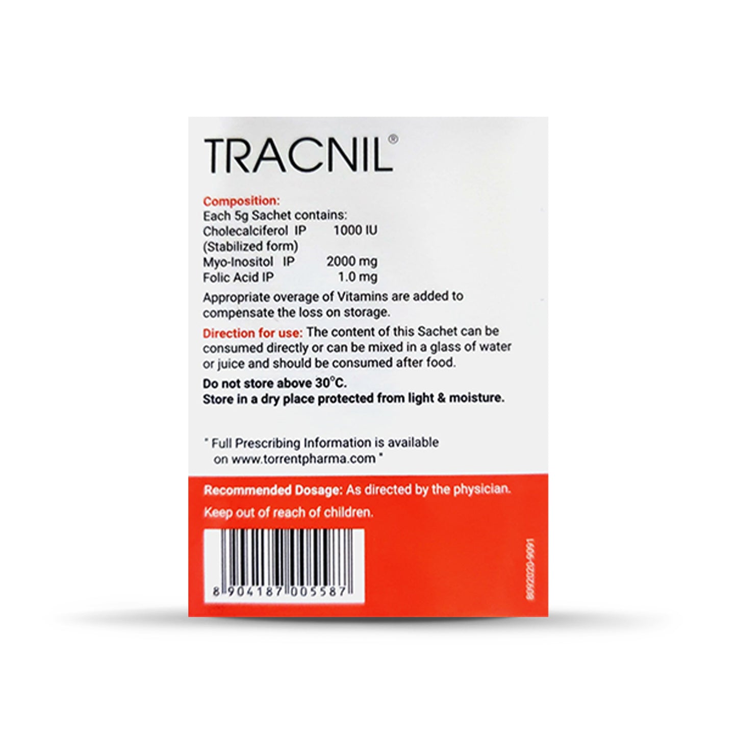 Tracnil Sachets, 30x5gm