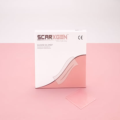 Scarxgen 硅胶片 5CmX5Cm （每盒 2 片）