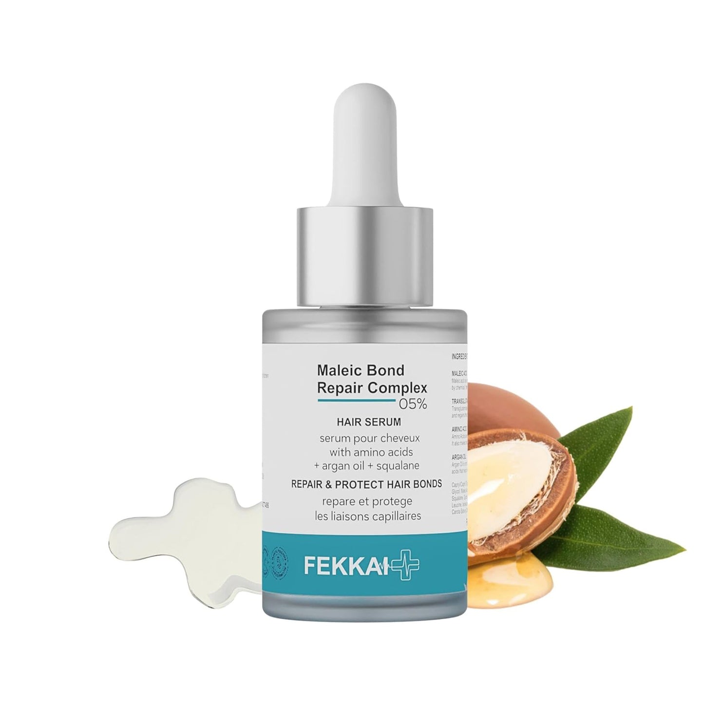 Fekkai Maleic Bond Repair Complex 5% Hair Serum with Amino acids, Argan oil & Squalane, 30ml