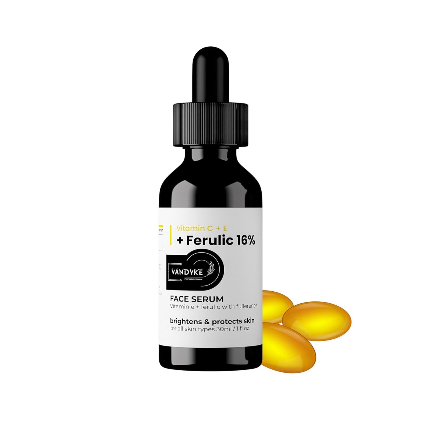 Vandyke 16% Vitamin C Serum With Vitamin E & Ferulic acid for Brightening, 30ml