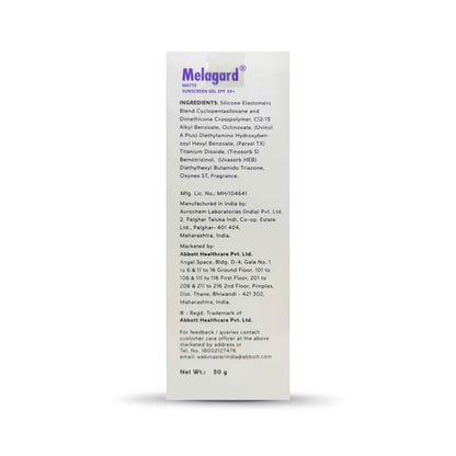 Melagard Matte Sunscreen Gel SPF30+ Broad-Spectrum UVA/UVB PA+++, 50gm