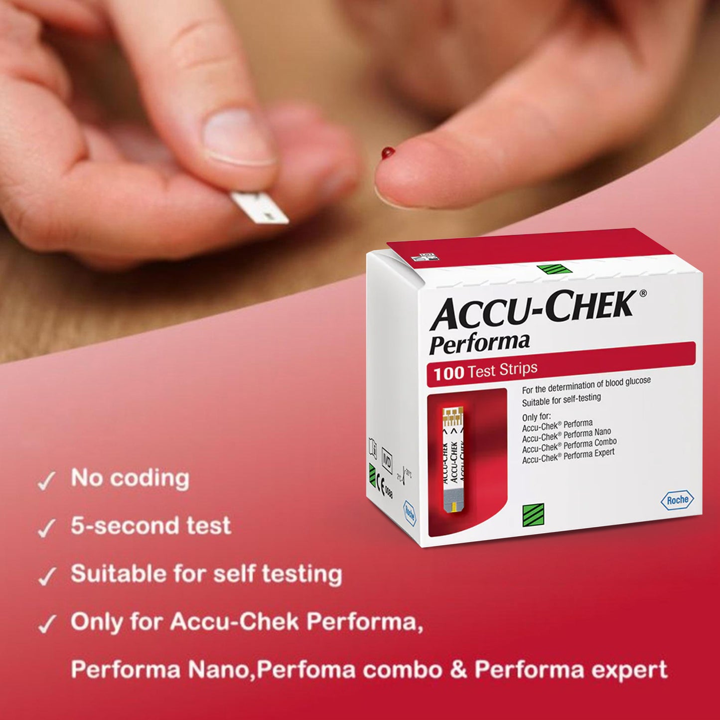 Accu-Chek Performa, 100 Strips