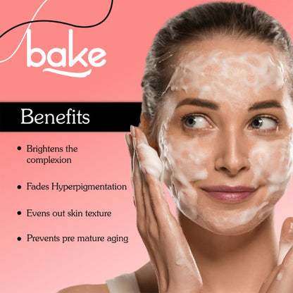 Bake 5% Vitamin C Face Wash for Pigmentation & Skin Brightening with Gooseberry, 100ml