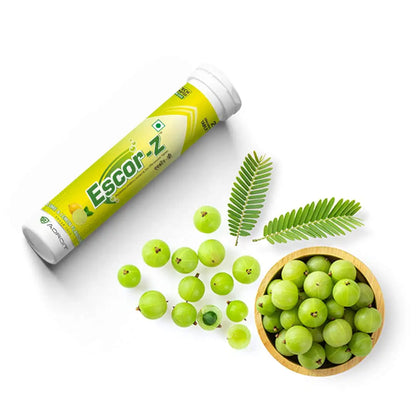 Escor-Z Effervescent Tablets - Lime and Lemon Flavour, 20s