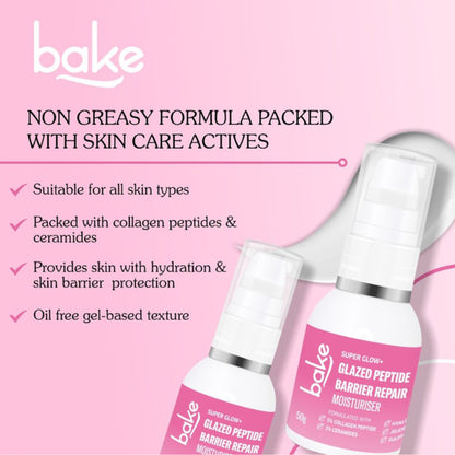 Bake 5% Multi Peptide Ceramide Moisturizer For Oily, Pigmented & Combination Skin, 50gm