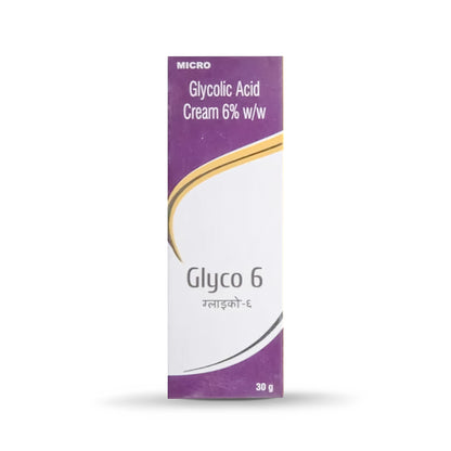 Glyco-6 Glycolic Acid Cream, 30gm