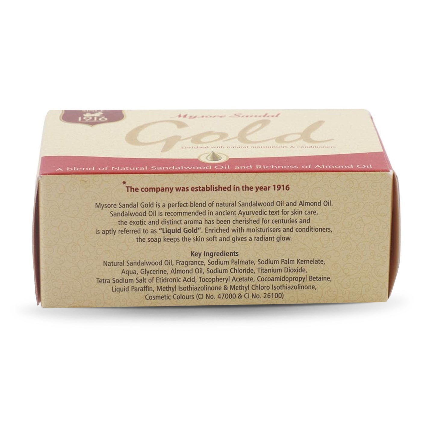 Mysore Sandal Gold Soap, 125gm