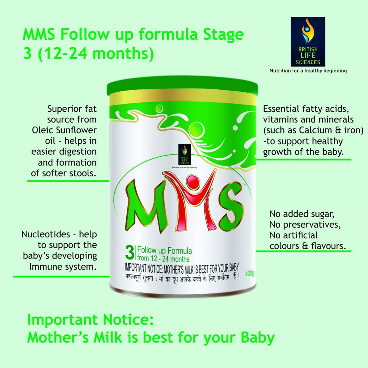 MMS Stage 3 Follow Up Formula, 400gm