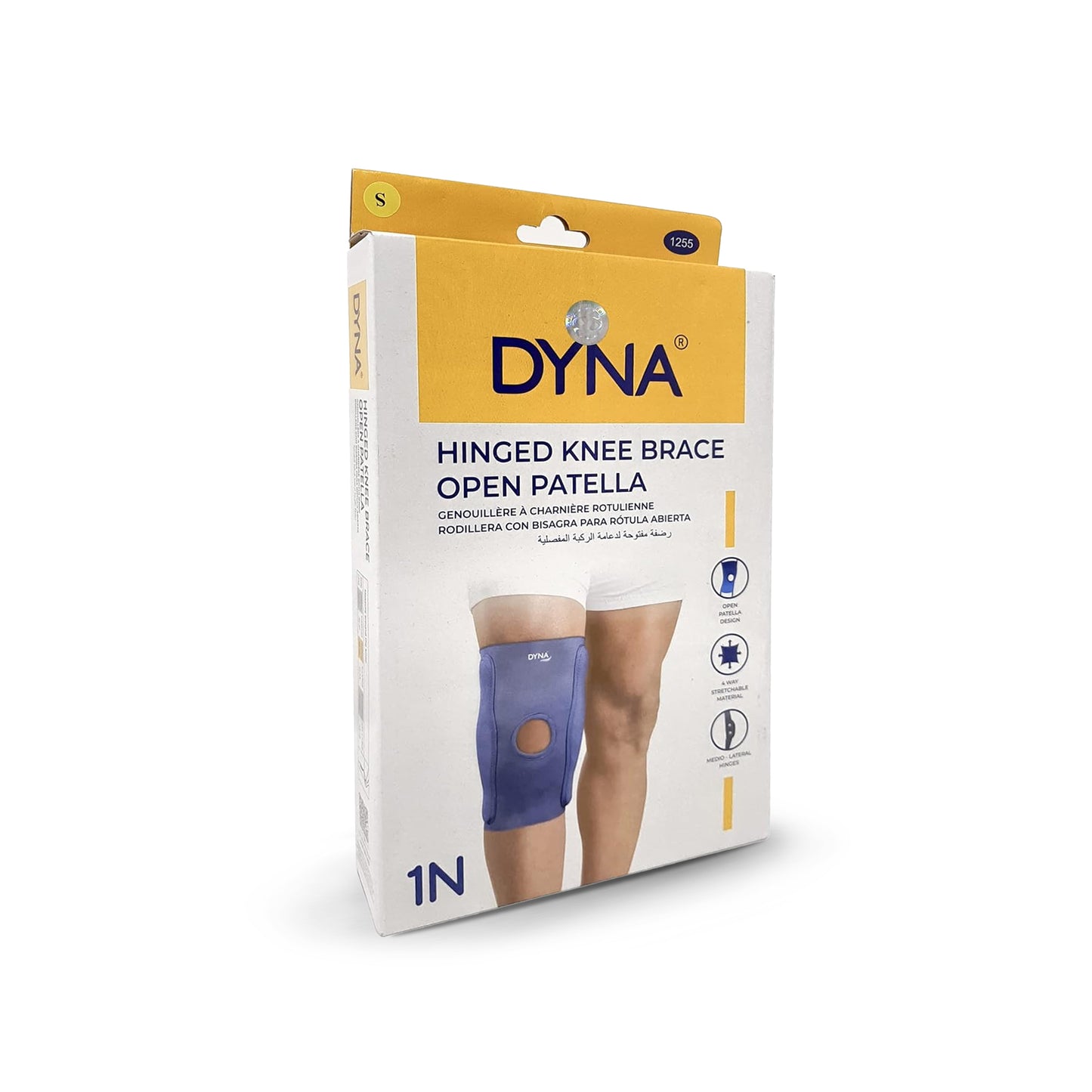 DYNAMIC Dyna Hinged Knee Brace Open Patella - Jeewaka Pharmacy (PVT) Ltd