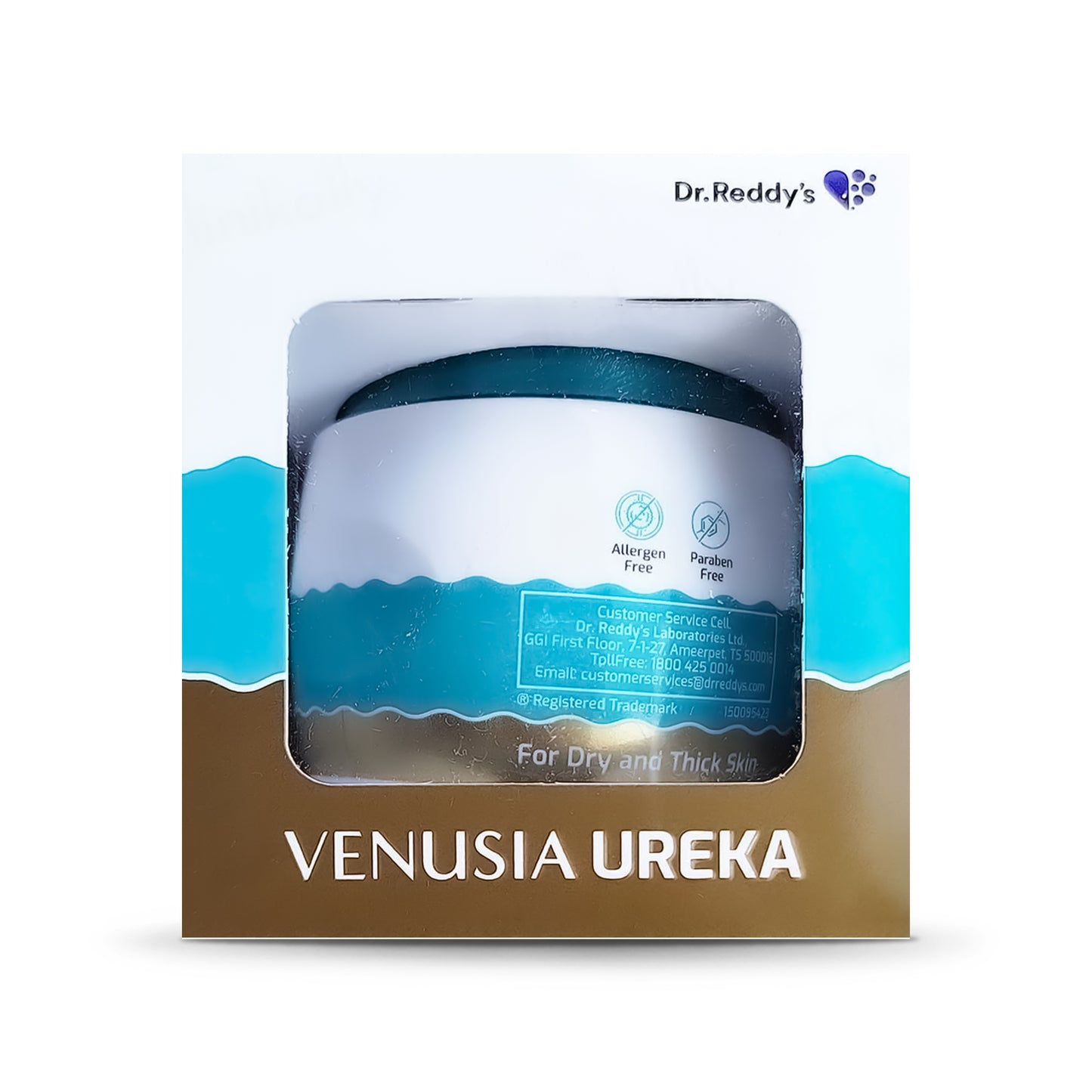 Venusia Ureka Exfoliating & Anti-itch Moisturizing Cream with Urea and Pramoxine, 100gm