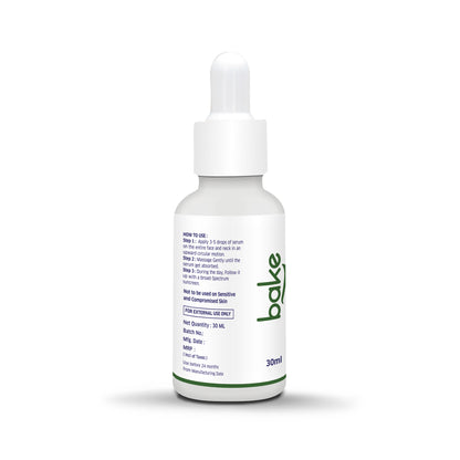 Bake 10% Niacinamide + Azelaic Acid Face Serum with Kojic Acid & Rice Water for Acne Marks & Active Acne, 30ml