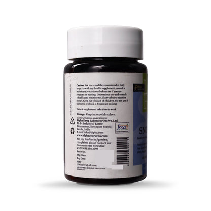 Bipha Ayurveda Snooze-X Veg Capsule Herbal Supplement for Good Sleep, 60 Tablets