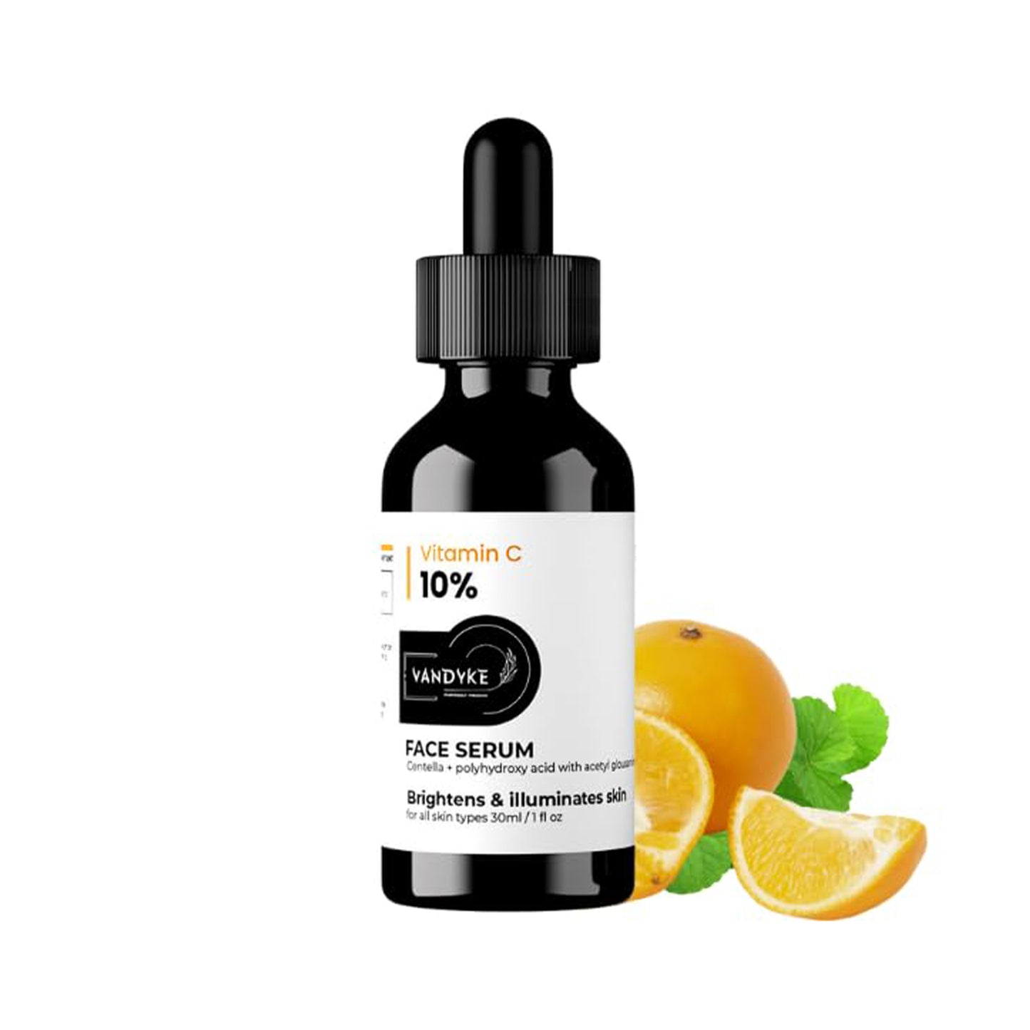 Vandyke 10% Vitamin C Serum for Skin Brightening, UV Damage & Glow, 30ml