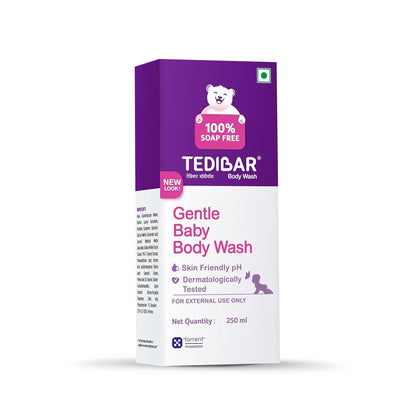 Tedibar Gentle Baby Body Wash 100% Soap Free, 250ml