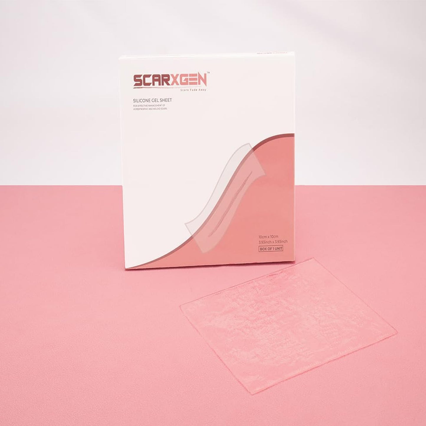 Scarxgen Silicone Gel Sheet 10CmX10Cm